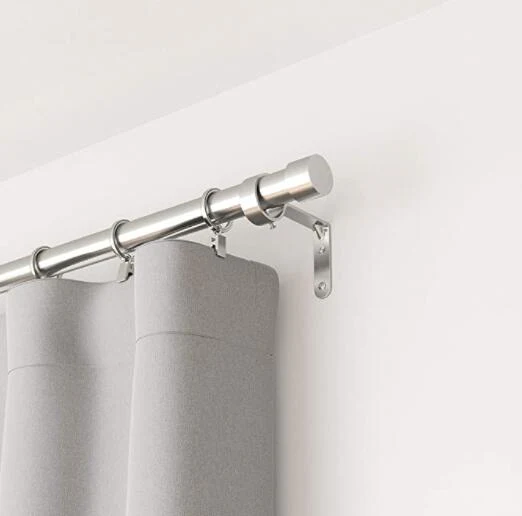Suchoutdoor Black Curtain Rod, Includes 2 Matching Finials, Brackets & Hardware, 120'' to 180'' - Image 10