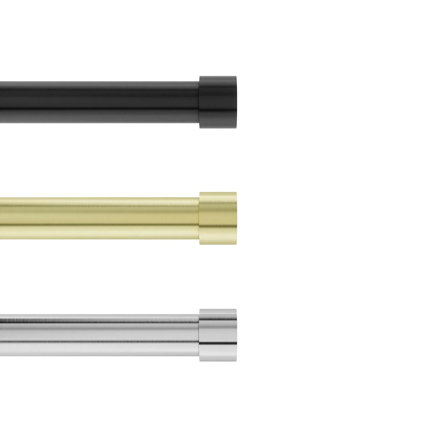 Suchoutdoor Black Curtain Rod, Includes 2 Matching Finials, Brackets & Hardware, 120'' to 180'' - Image 13