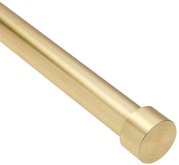 Suchoutdoor Black Curtain Rod, Includes 2 Matching Finials, Brackets & Hardware, 120'' to 180'' - Image 6
