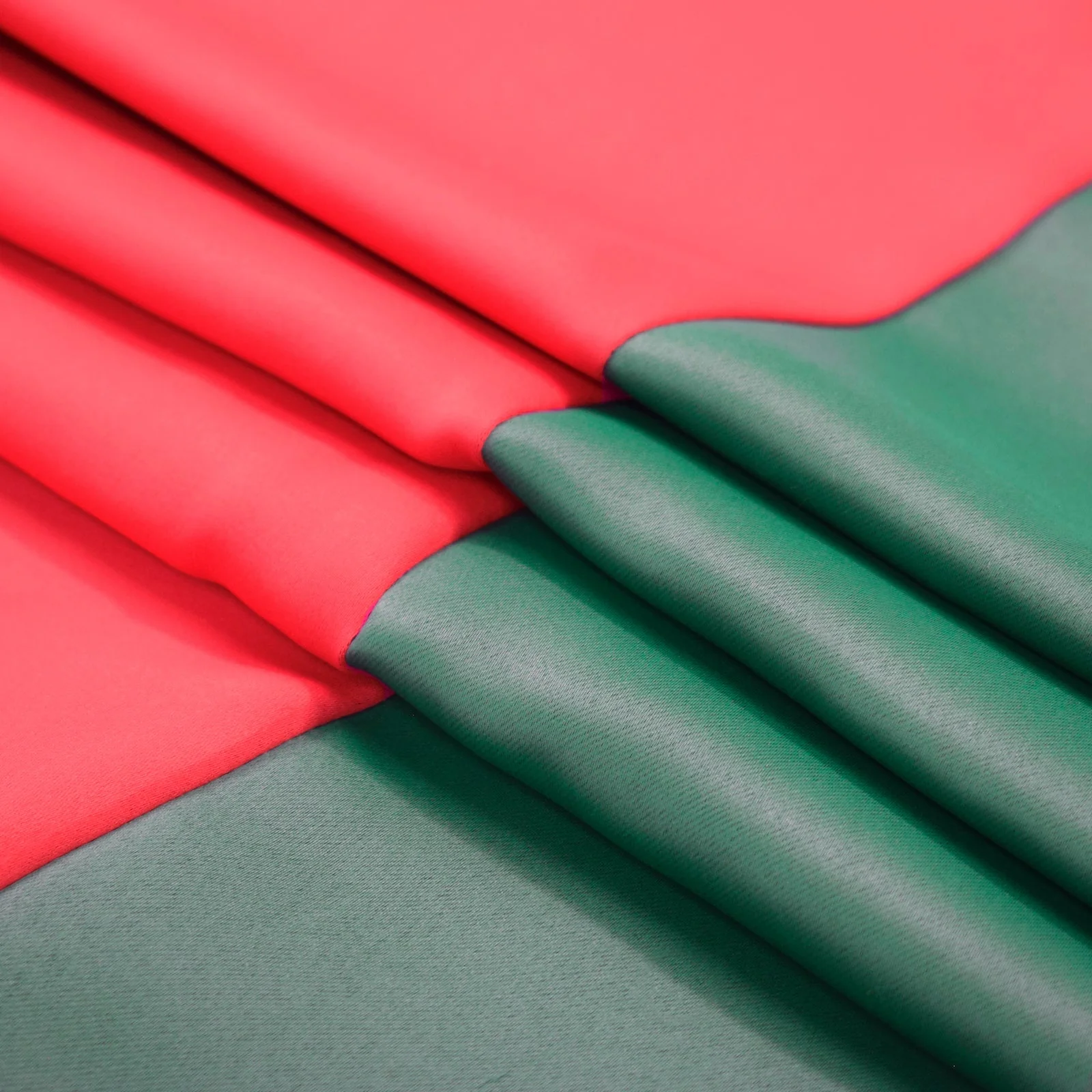 Indoor Grommet Top Curtains, Christmas Curtains, Red & Green Stitching Color Curtains, Indoor Christmas Curtains,2 Pcs - Image 14