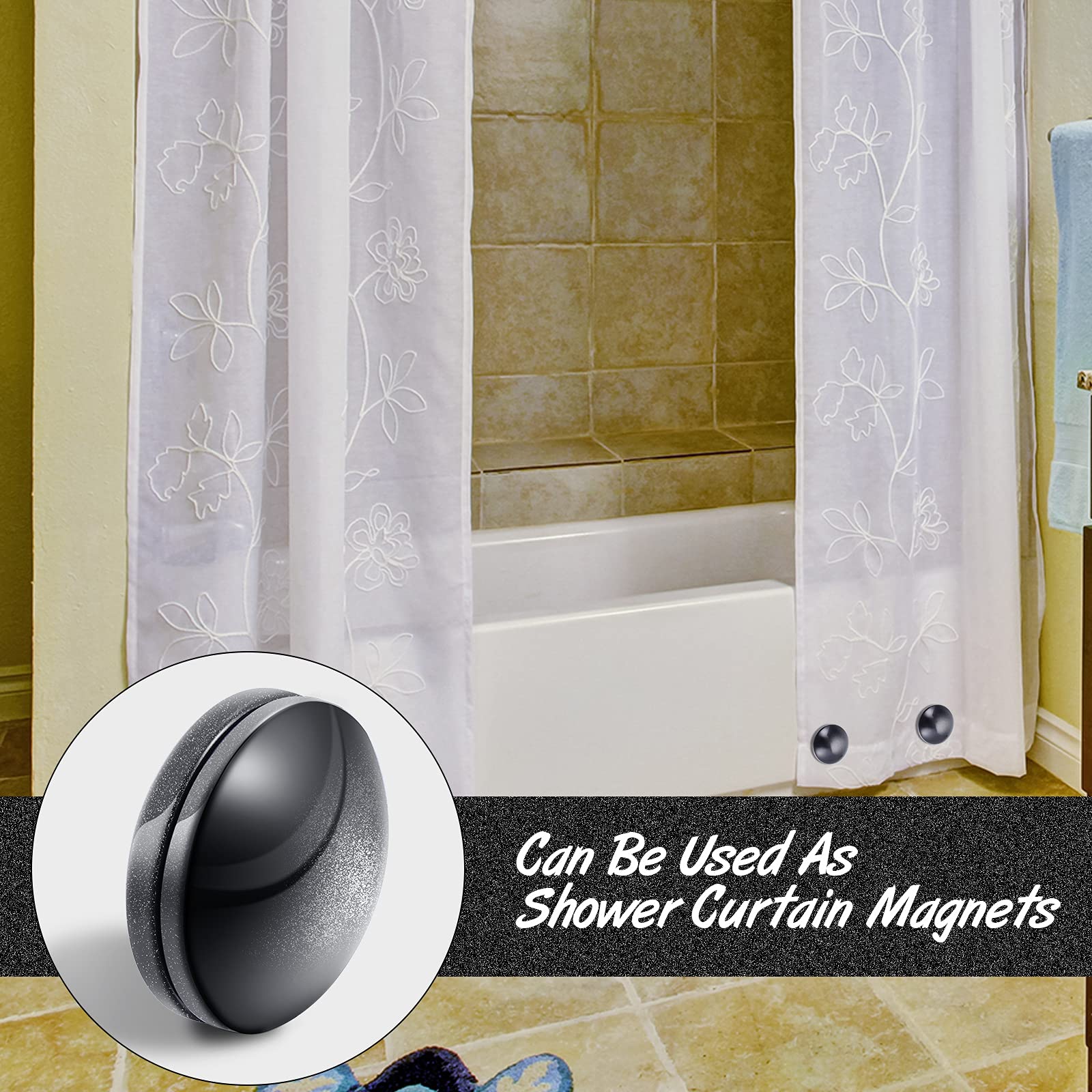 Magnetic Curtain Weights Drapery Weights Magnet Window Curtain Pendant Weights to Stop from Being Blowing - Image 14