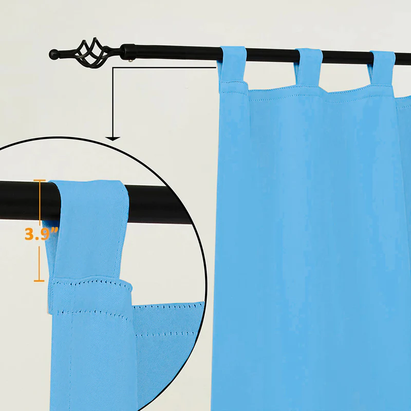 Suchoutdoor Outdoor Waterproof Curtains, Tab Top, for Porch/Pavilion/Patio, 1 Panel - Image 34