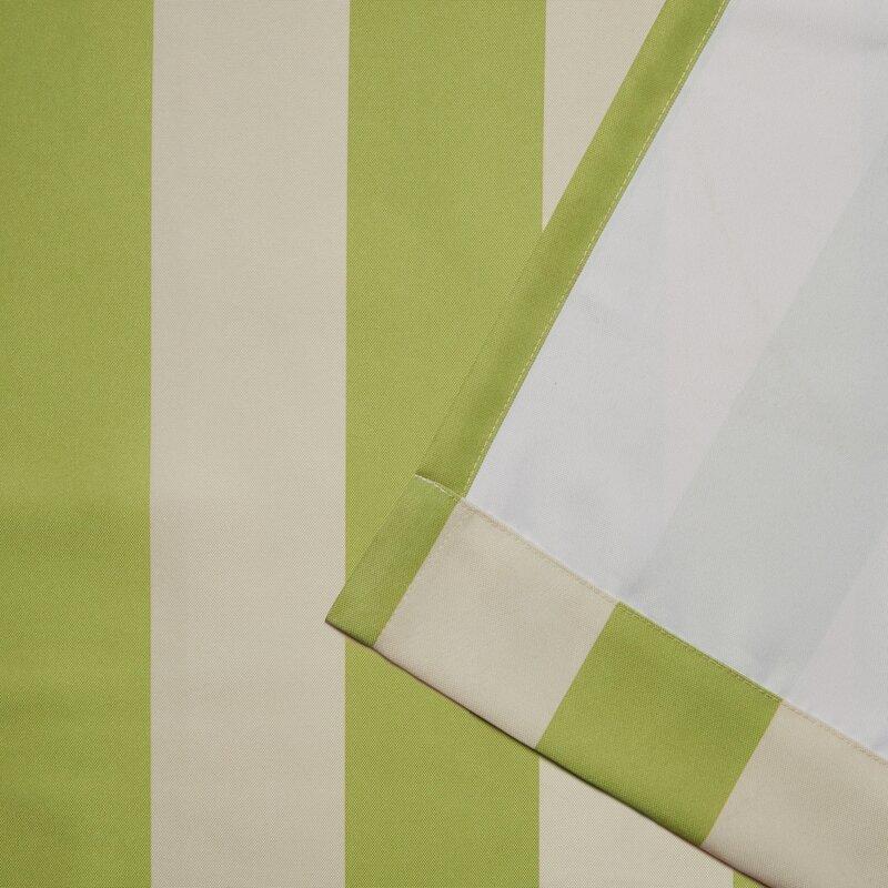 Striped Outdoor Waterproof Grommet Top Curtains, 1 Panel - Image 7