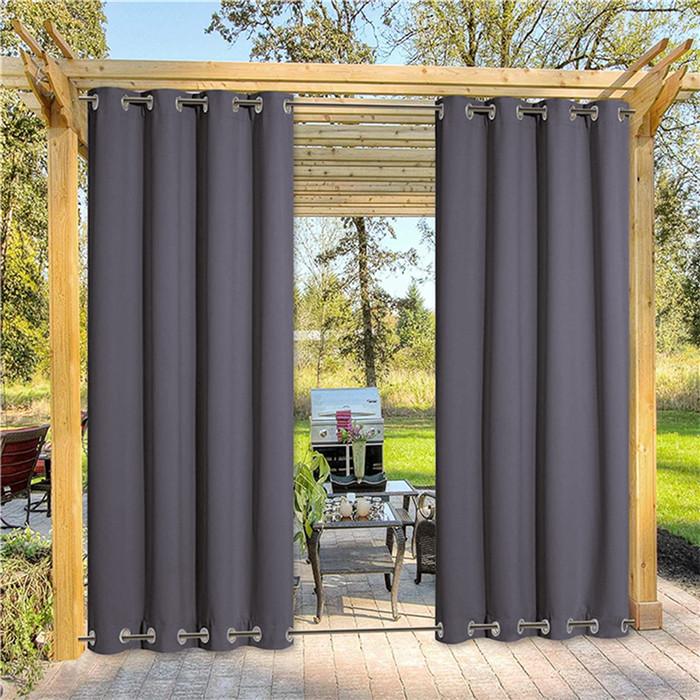 Suchoutdoor Outdoor Waterproof Curtains, Top Bottom Grommet, for Porch/Pavilion/Patio, 1 Panel - Image 31