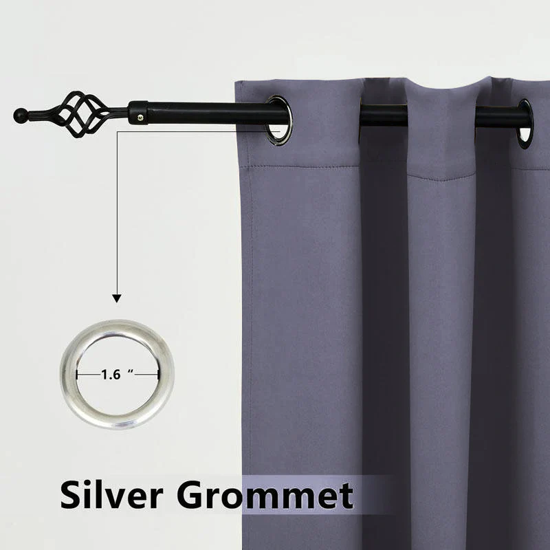 Suchoutdoor Outdoor Waterproof Curtains, Top Bottom Grommet, for Porch/Pavilion/Patio, 1 Panel - Image 32