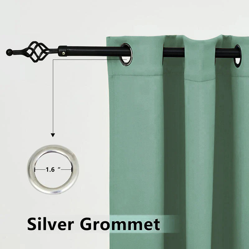 Suchoutdoor Outdoor Waterproof Curtains, Top Bottom Grommet, for Porch/Pavilion/Patio, 1 Panel - Image 88