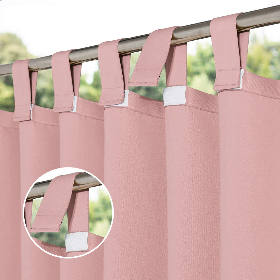 Suchoutdoor Outdoor Waterproof Curtains, Velcro Tab Top, for Porch/Pavilion/Patio, 1 Panel - Image 60