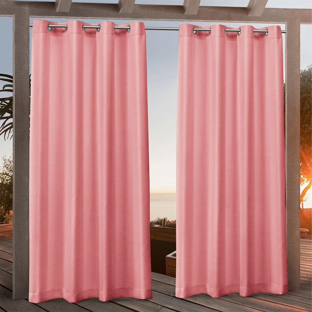 Suchoutdoor Outdoor Waterproof Curtains, Grommet Top Silver, for Porch/Pavilion/Patio, 1 Panel - Image 59