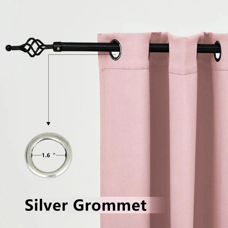 Suchoutdoor Outdoor Waterproof Curtains, Grommet Top Silver, for Porch/Pavilion/Patio, 1 Panel - Image 84
